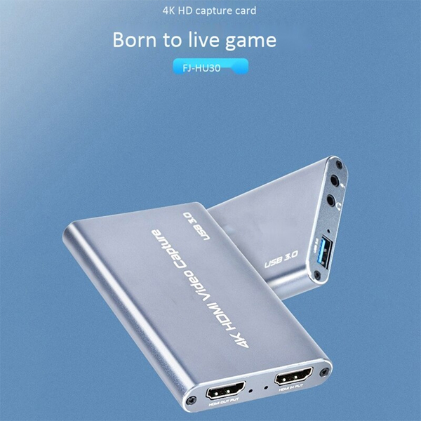 HDMI to USB 3.0 4K Box Capture FJGEAR FJ-HU30