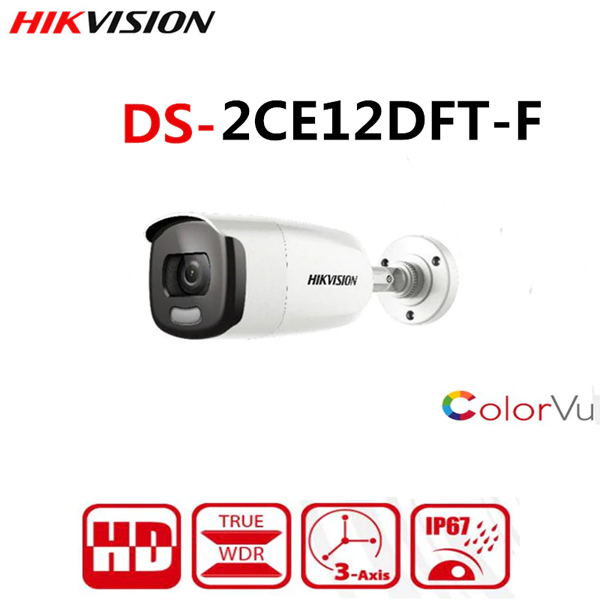 HDTVI 2.0MP - 1080P / BigBullet ColorVu Camera HIKVISION DS-2CE12DFT-F