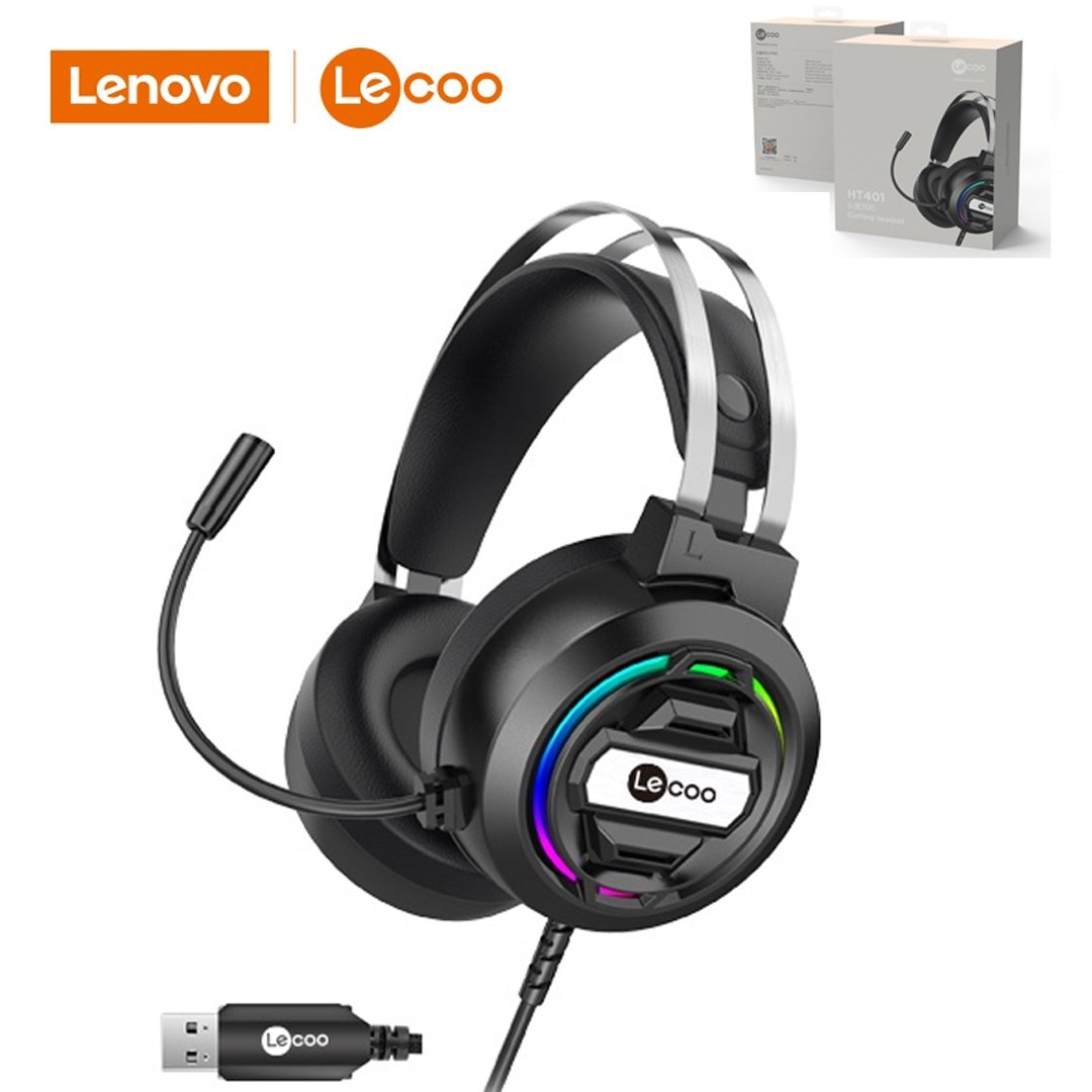 Headphone LENOVO Lecoo HT401 / 3.5mm + USB LED