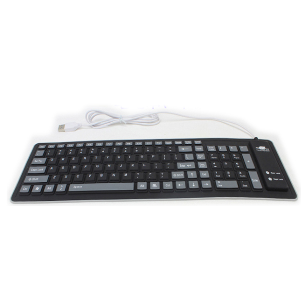 Keyboard USB Silicone RHM-103B / EN