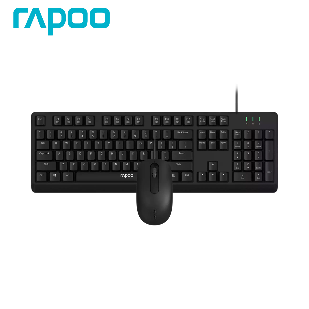 Keyboard&Mouse USB RAPOO NX1500 / EN
