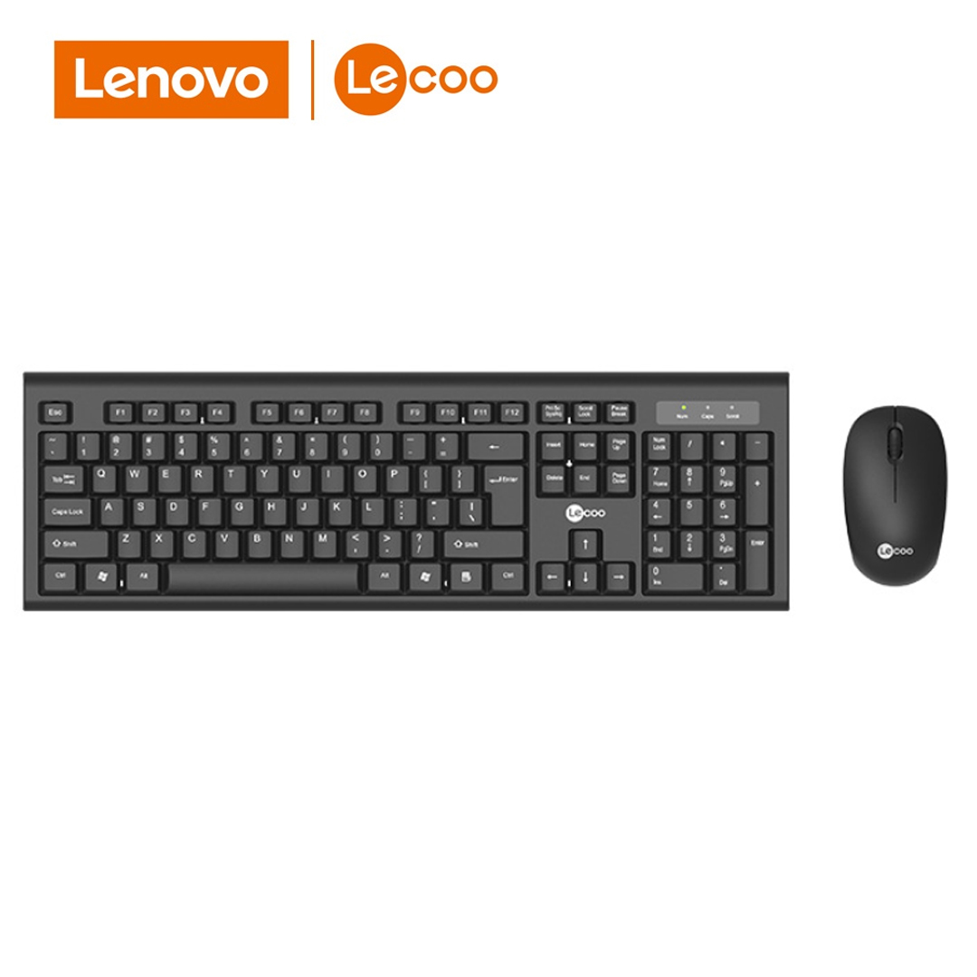 Keyboard&Mouse Wireless Lenovo Lecoo KW200 / EN