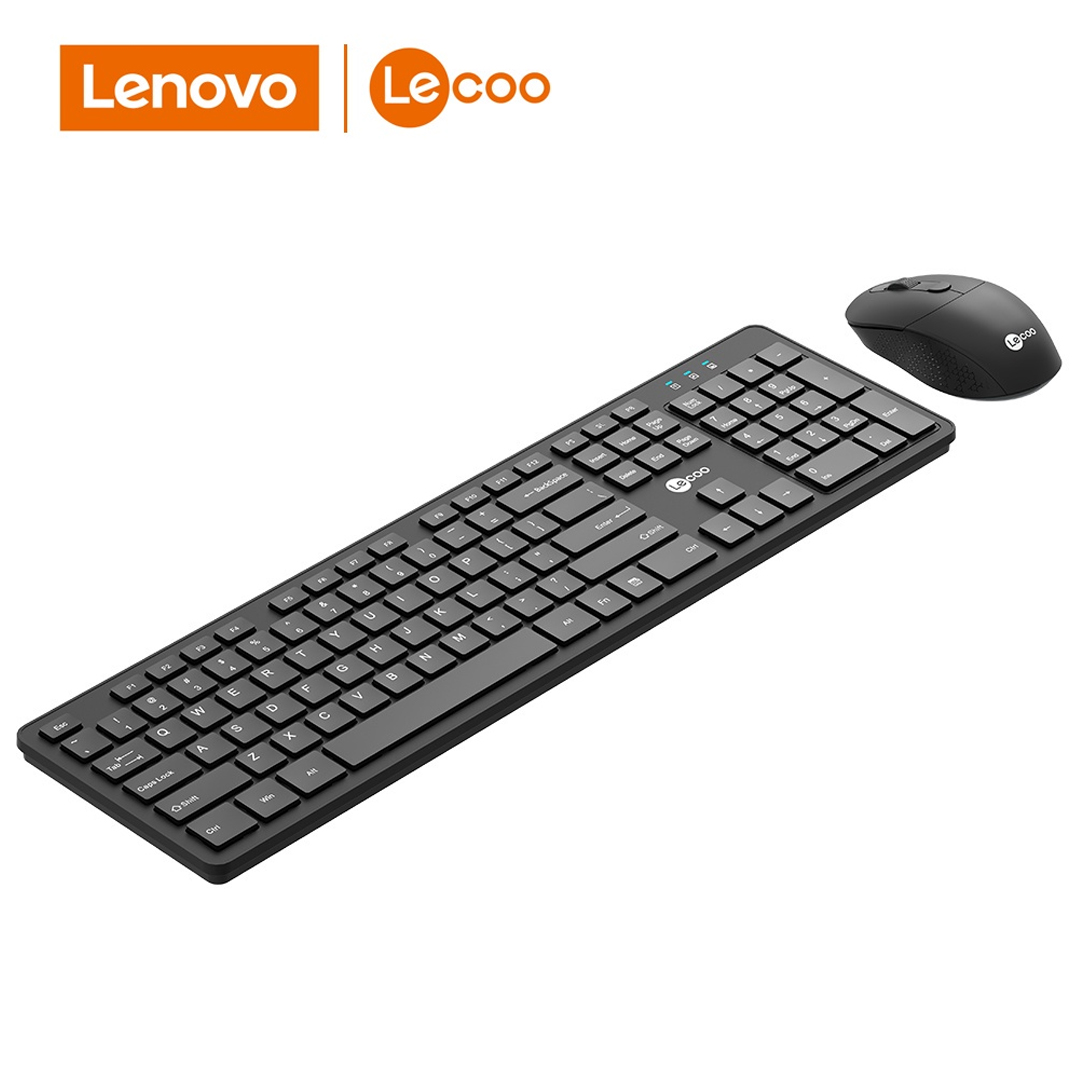 Keyboard&Mouse Wireless Lenovo Lecoo KW201 / EN