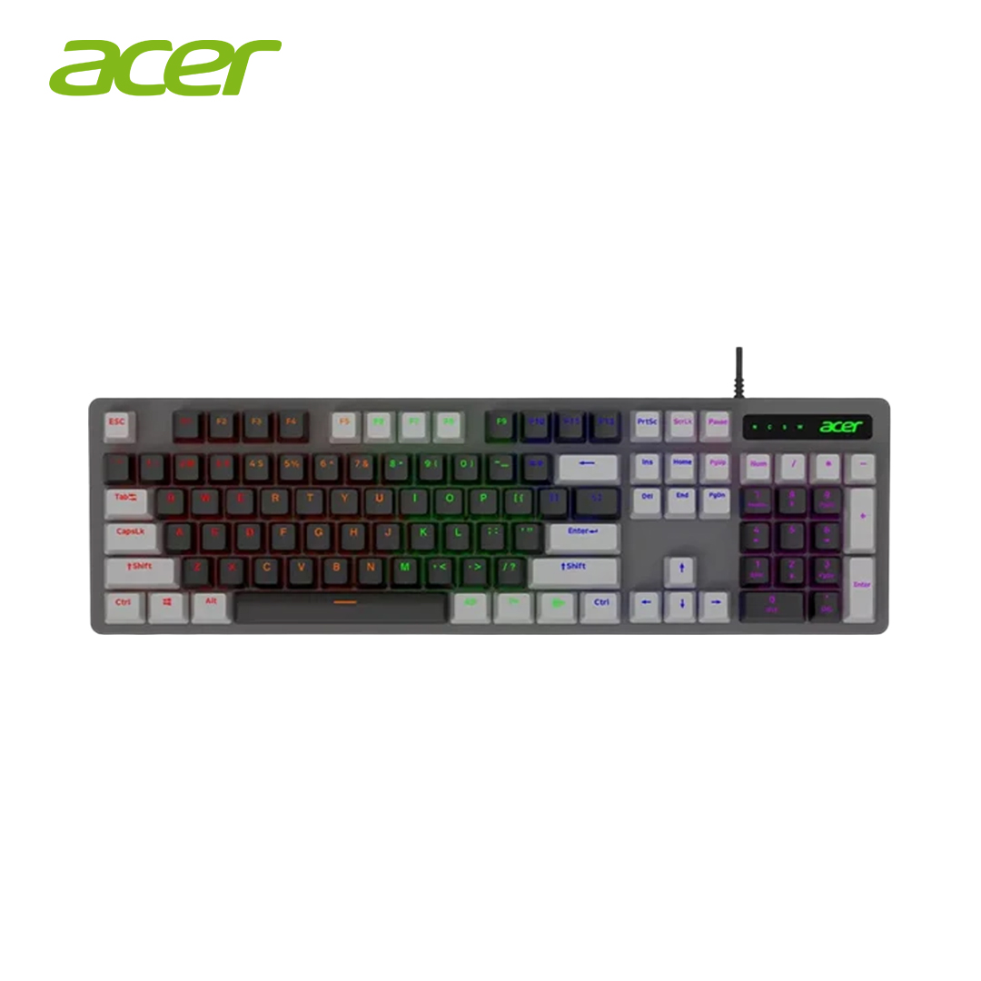 Keyboard USB Gaming/RGB Mechanical (Blue Switch) ACER OKW212
