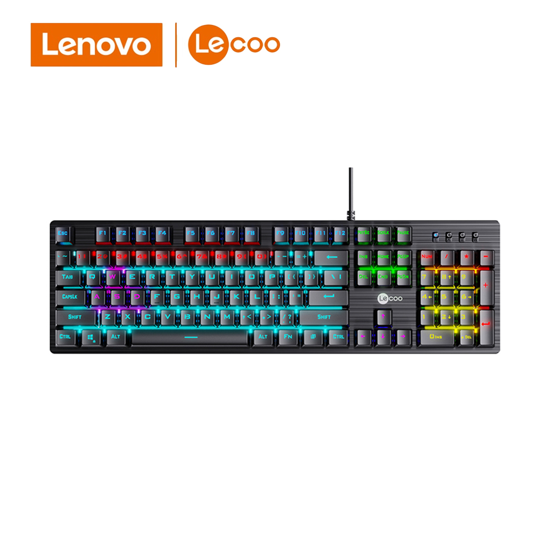 Keyboard USB Gaming/RGB Mechanical (Blue Switch) LENOVO Lecoo GK302