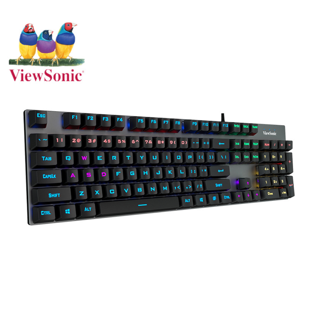 Keyboard USB Gaming/RGB Mechanical (Blue Switch) Viewsonic KU520