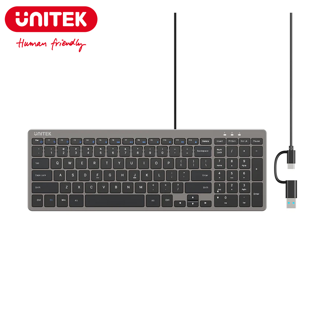 Keyboard USB Unitek T053A / EN