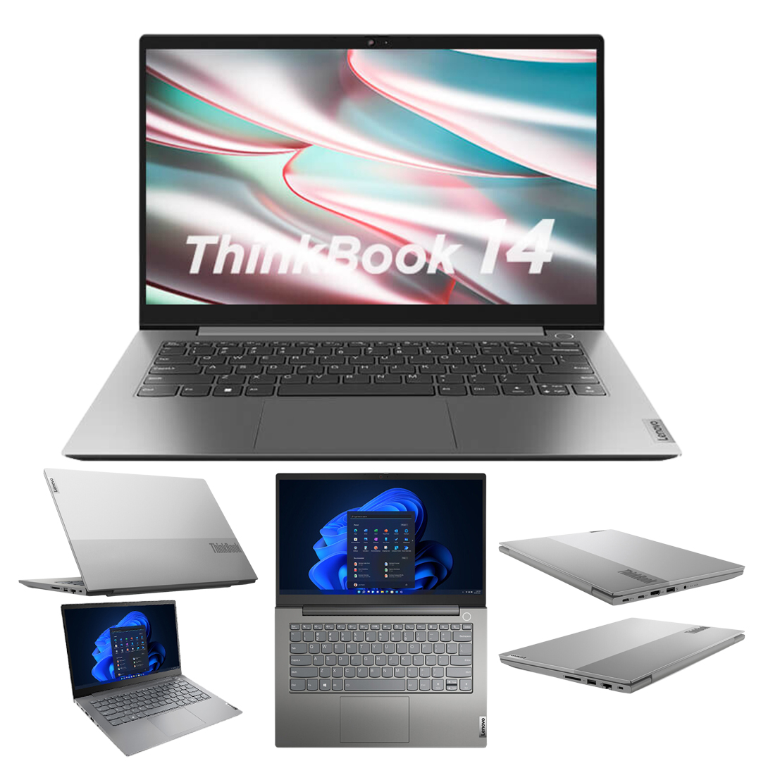 LENOVO ThinkBook 14(2023) AMD Ryzen 5 7530U 2.0Ghz Tubor 4.5Ghz RAM DDR4 16Gb M.2 NVME 512Gb Monitor 14.0 FHD Win11