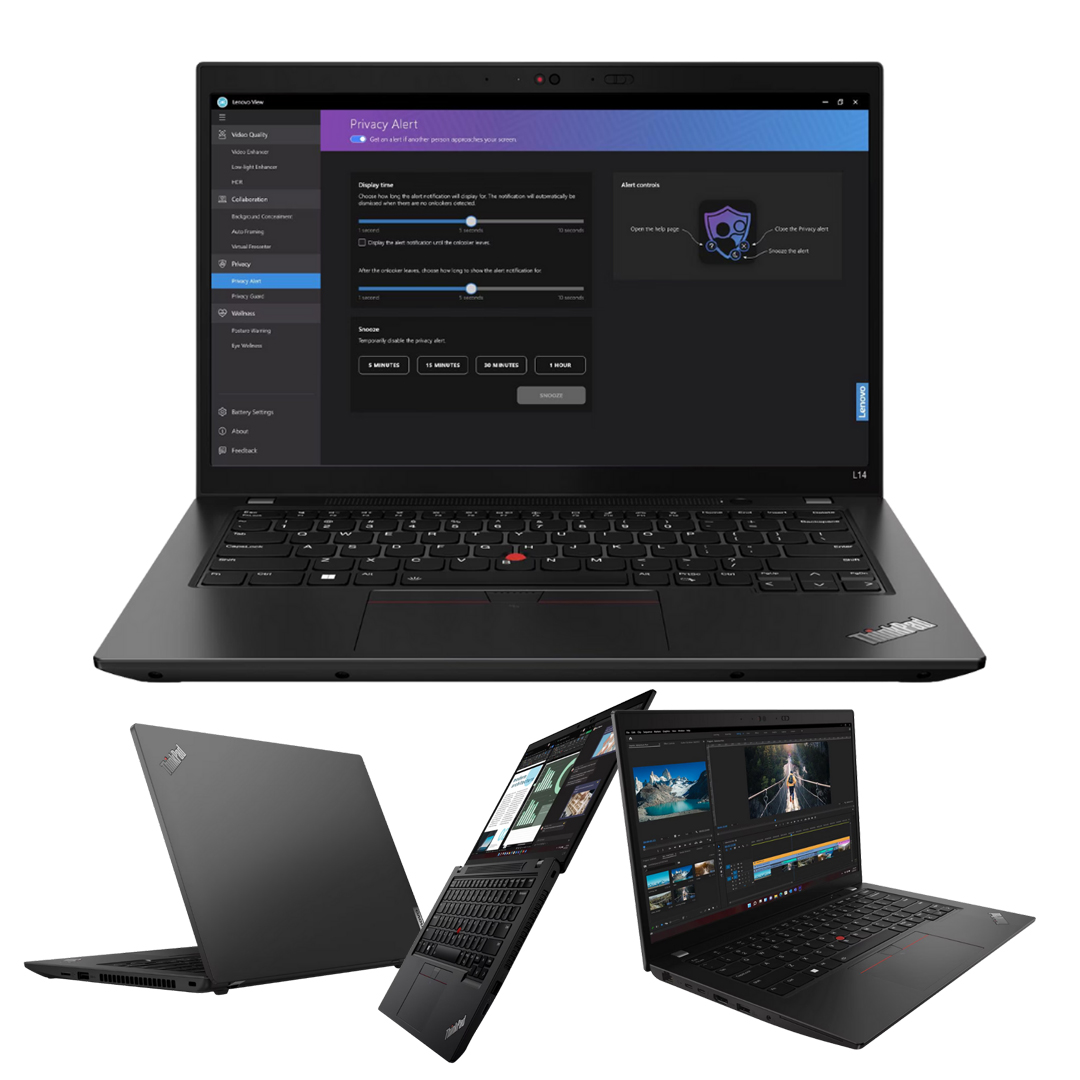 LENOVO ThinkPad L14 INTEL i7-1355U Max Turbo 5.0Ghz RAM LPDDR4 16Gb M.2 NVME 512Gb Monitor 14.0 FHD Win11