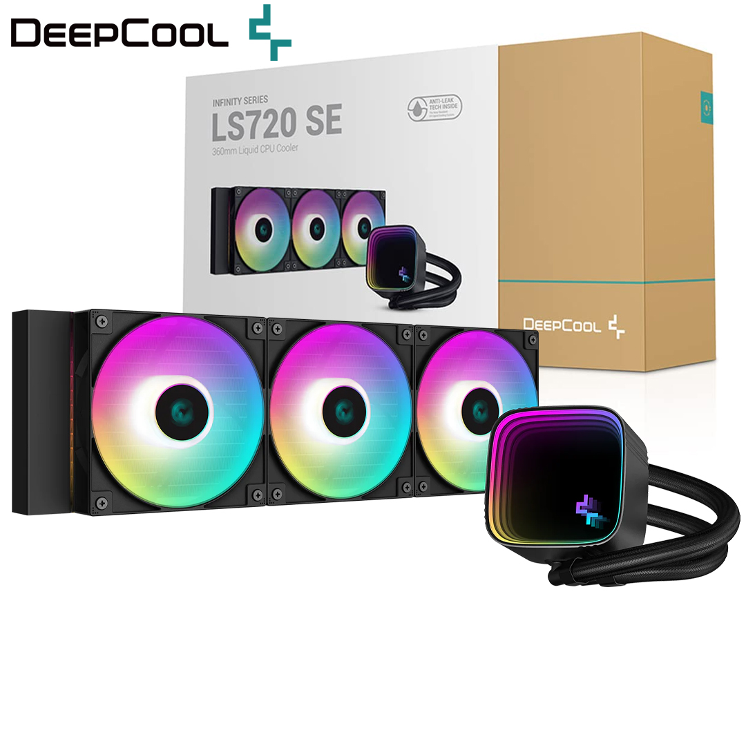 Cooling System DeepCool LS720 RGB Black - Photos, Technical