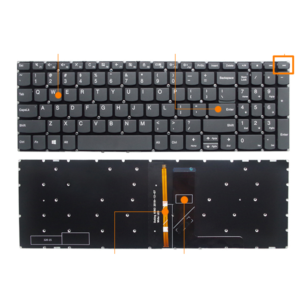 LENOVO Ideapad330s-15(LED)/Next Keyboard TK50