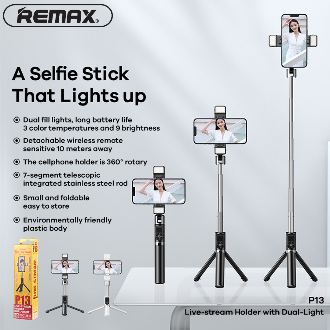 Live-stream Holder with Dual-Light REMAX P13
