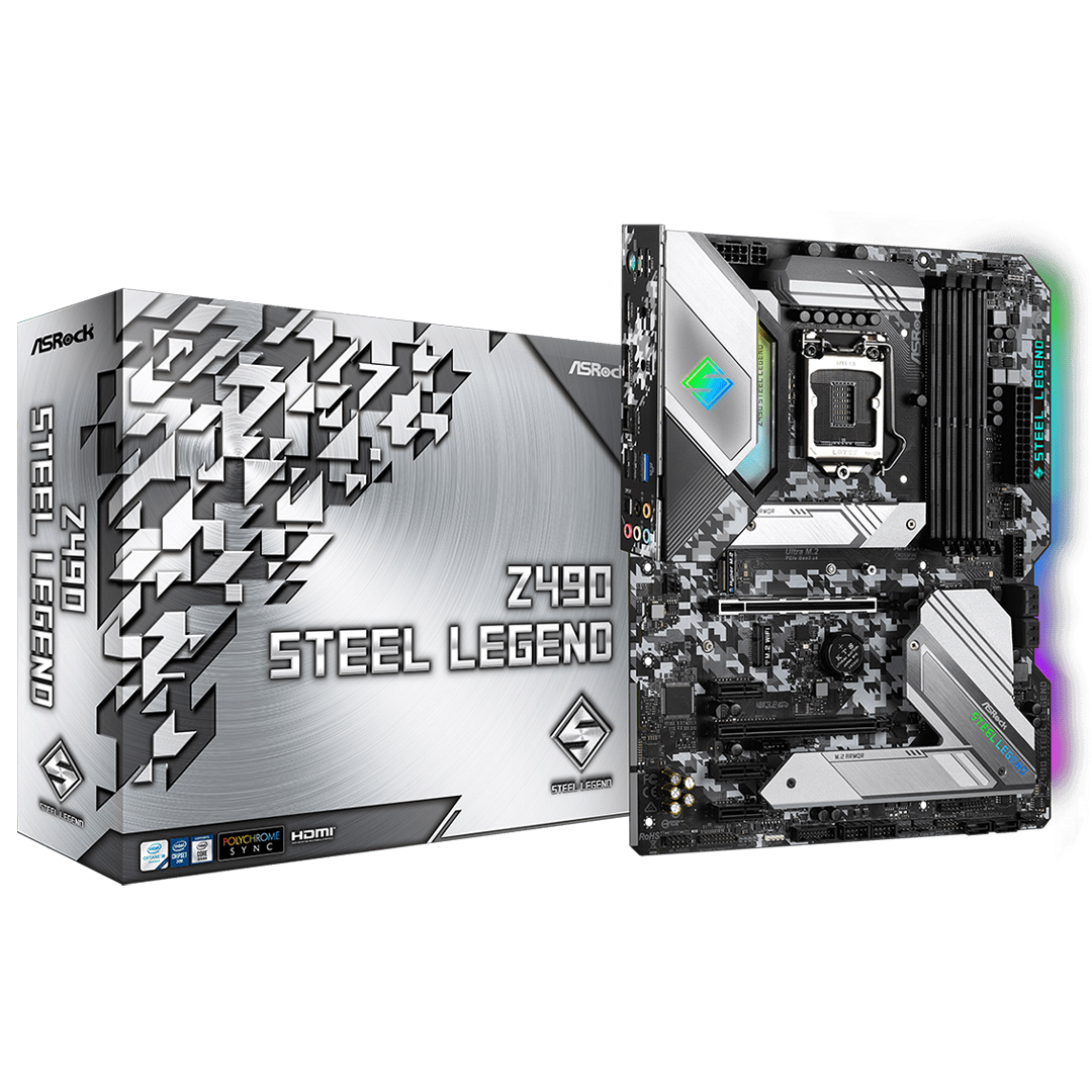 Mainboard ASROCK Z490 Steel Legend DDR4 LGA1200