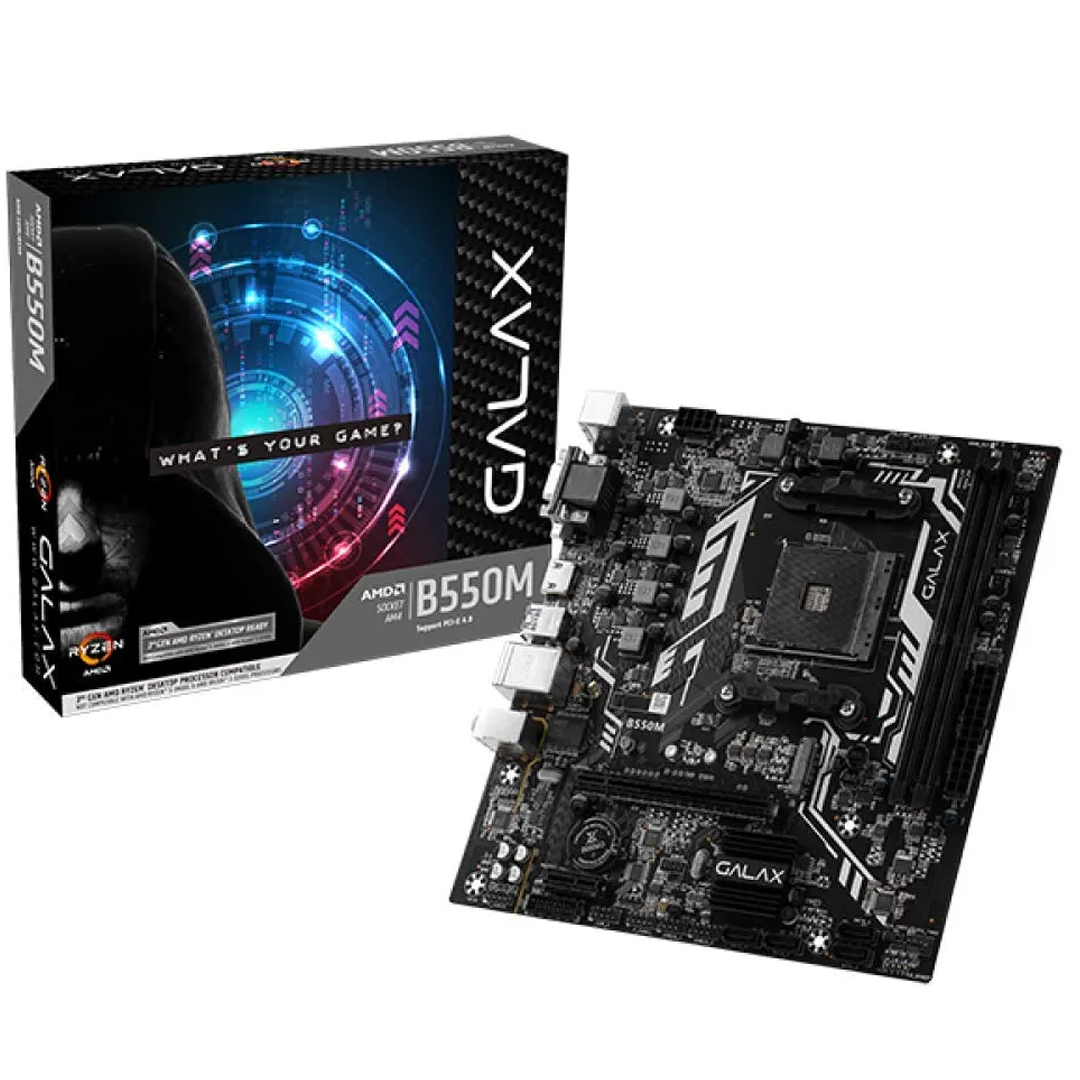 Mainboard GALAX B550M AMD AM4 DDR4*2 support NVME