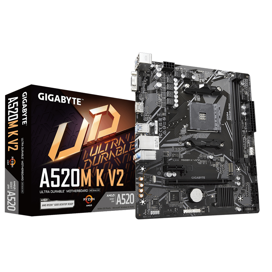 Mainboard GIGABYTE A520M K V2 DDR4 AMD AM4