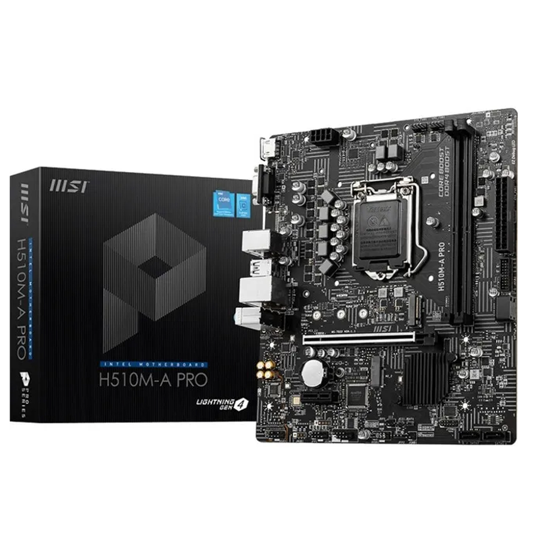 Mainboard MSI H510M-A PRO LGA1200 DDR4*2 support NVME