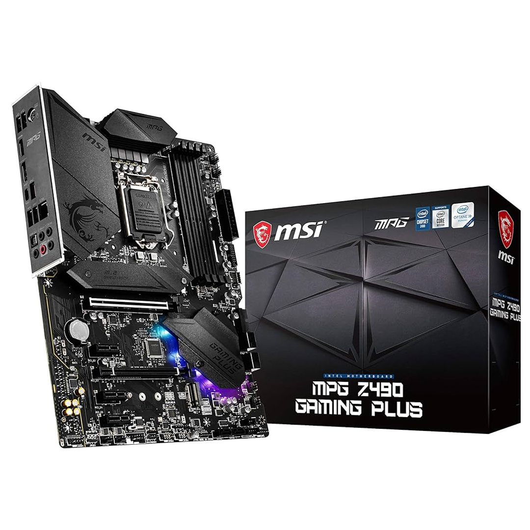 Mainboard MSI MPG Z490 GAMING PLUS LGA1200 DDR4*4 support NVME