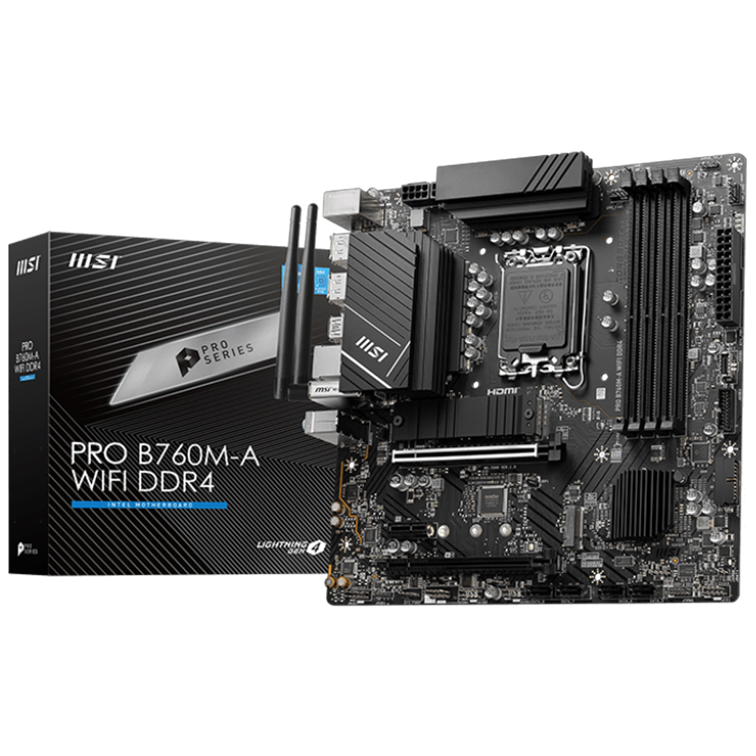 Mainboard MSI PRO B760M-A WIFI DDR4 LGA1700