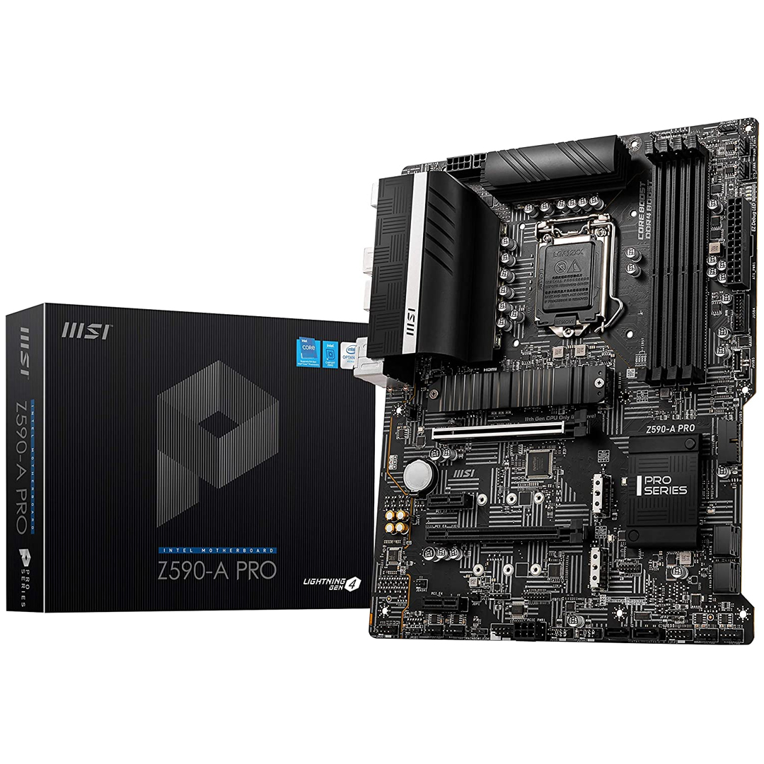 Mainboard MSI Z590-A PRO LGA1200 DDR4*4 support NVME