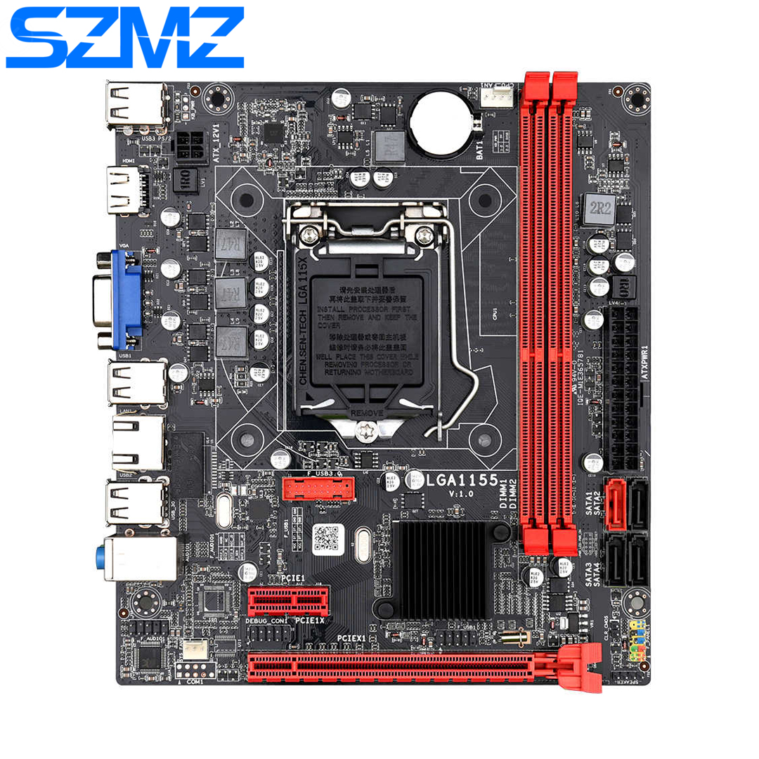 Mainboard OEM by SZMZ B75M LGA1155 DDR3 / HDMI, Sata III, USB 3.0