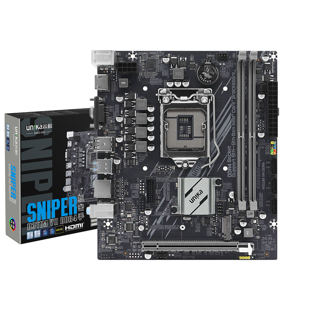 Mainboard UNIKA UN-H311M VH DDR4 LGA1151 (6th 7th 8th 9th Generation)