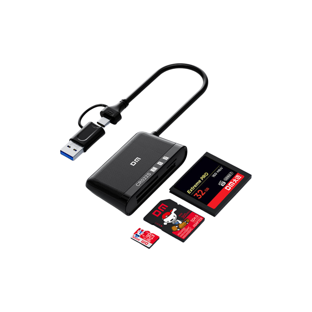 Memory Card Reader Type-C (Include USB Plug) DM CR022S