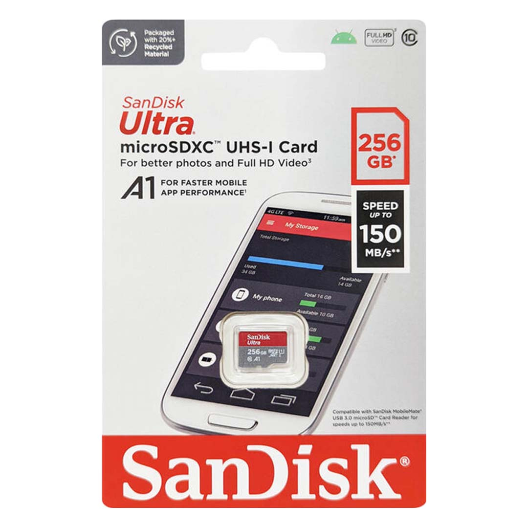 Memory Micro SD 256Gb SanDisk Ultra