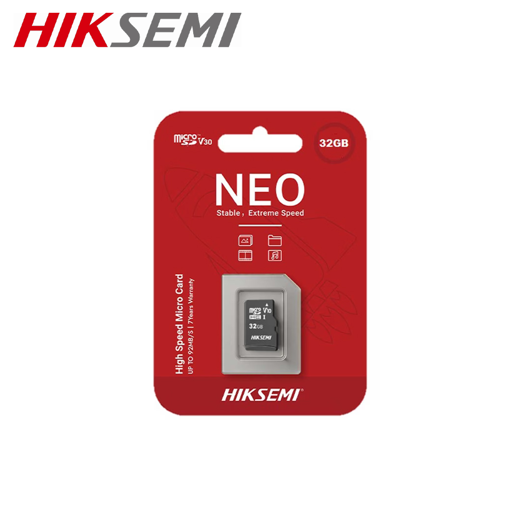 Memory Micro SD 32Gb Class10 HIKSEMI Neo C1