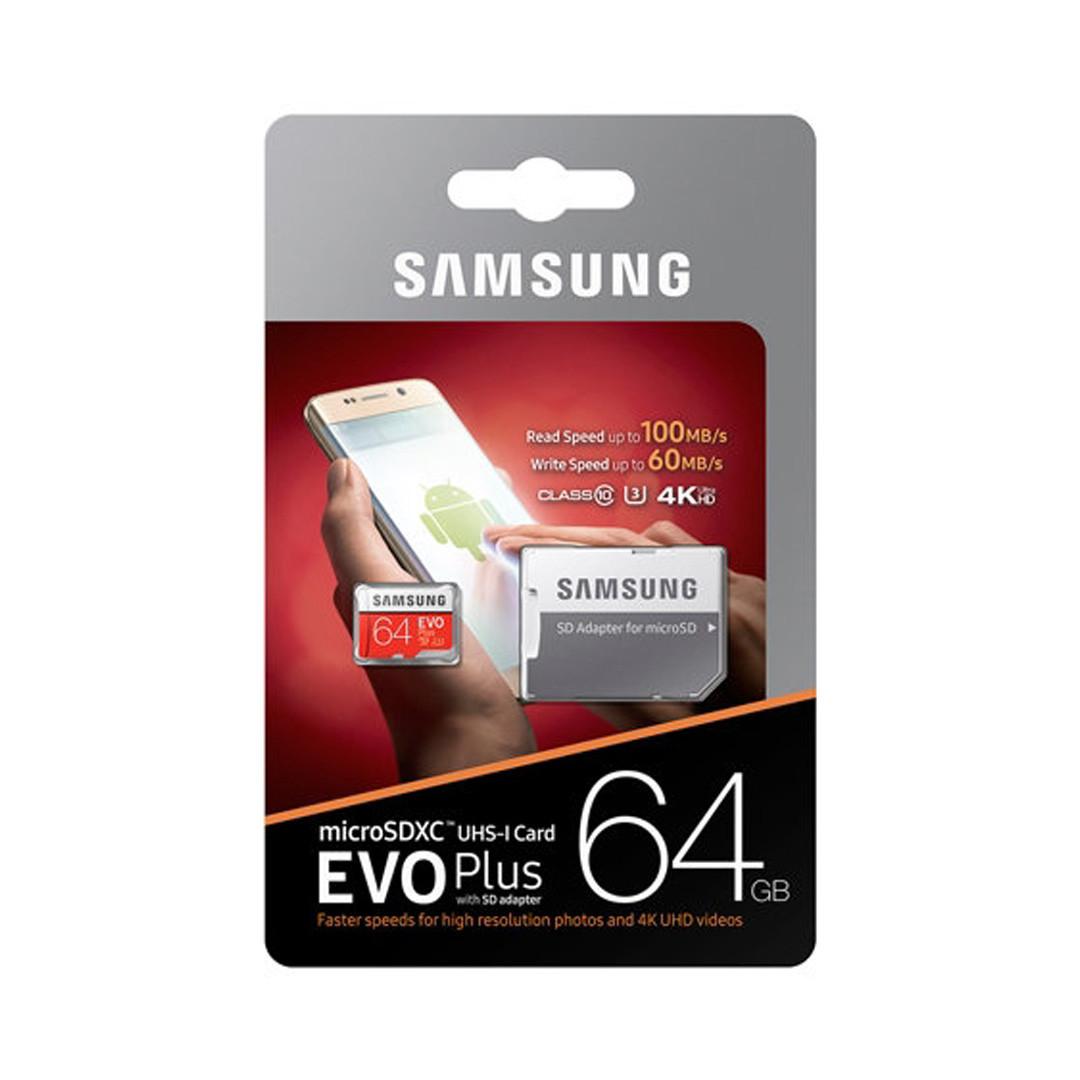 Memory Micro SD 64Gb Class10 Samsung EVO Plus