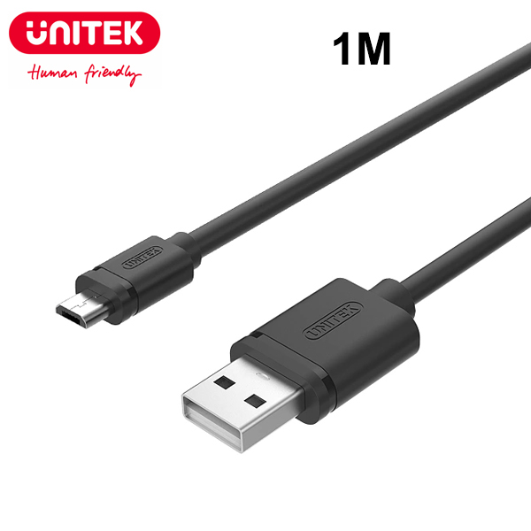 MicroUSB Cable Charger 1M Unitek Y-C451GBK