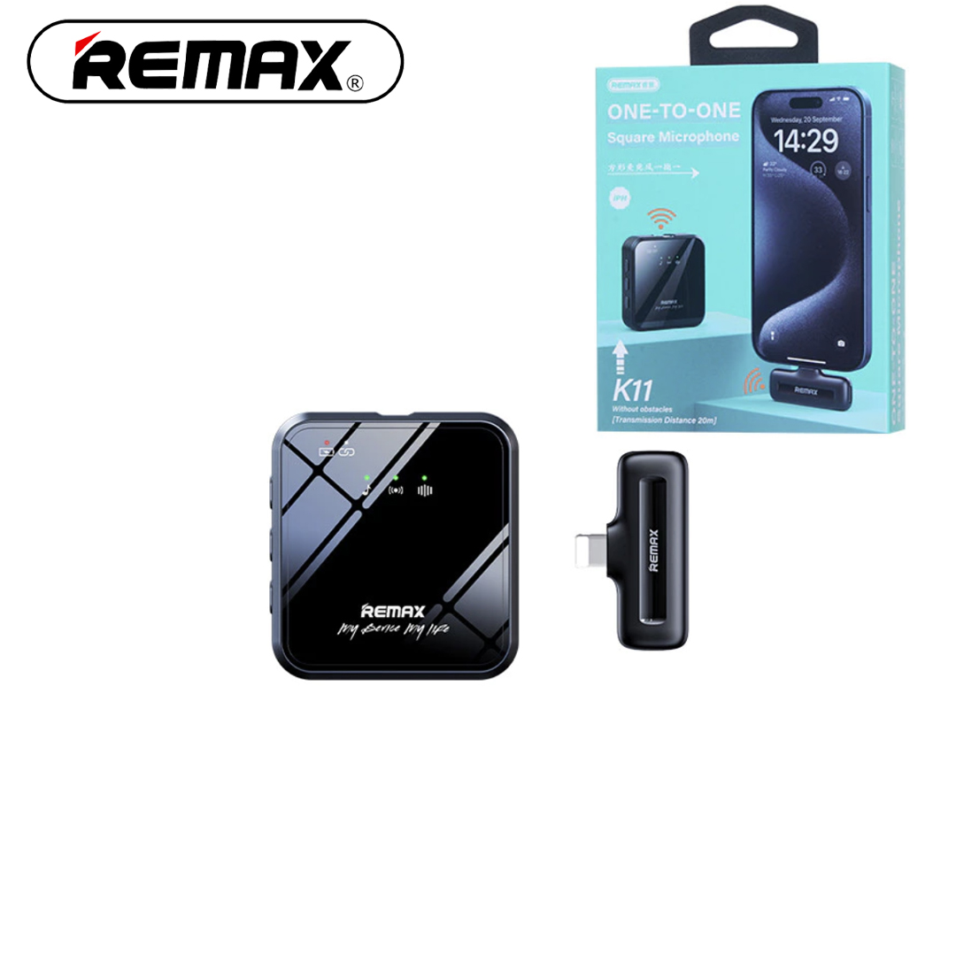Microphone(1) Lavalier Wireless for Mobile (Lightning) REMAX K11