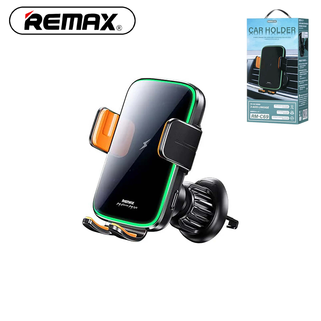 Mobile phone holder for Car (Wireless Charger) REMAX RM-C69