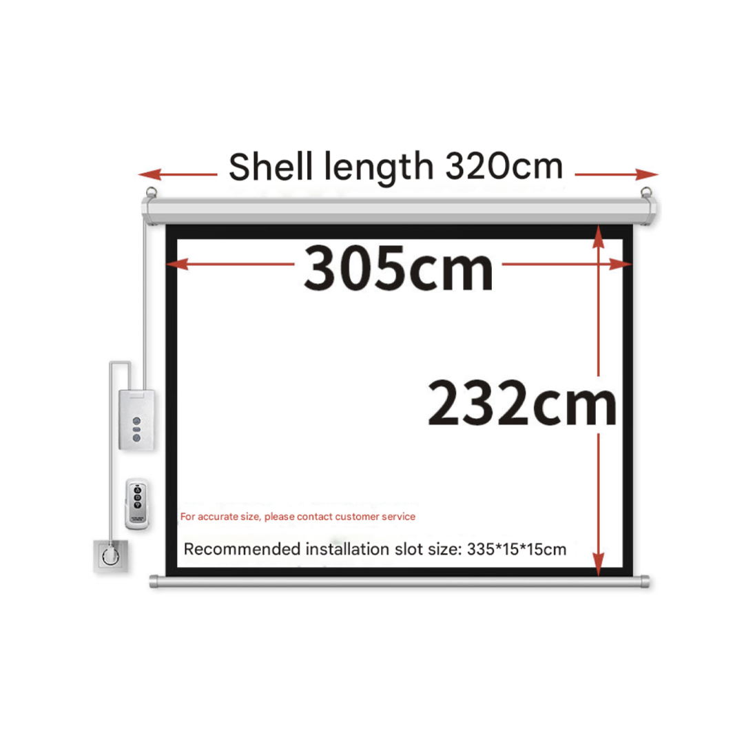 Motorized Projection Screen 150inch (120x90