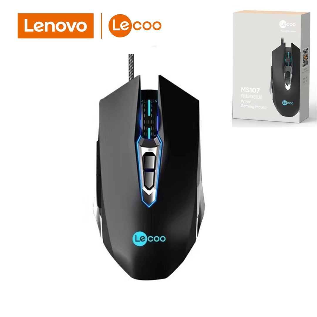 Mouse USB Backlit Gaming LENOVO Lecoo MS107