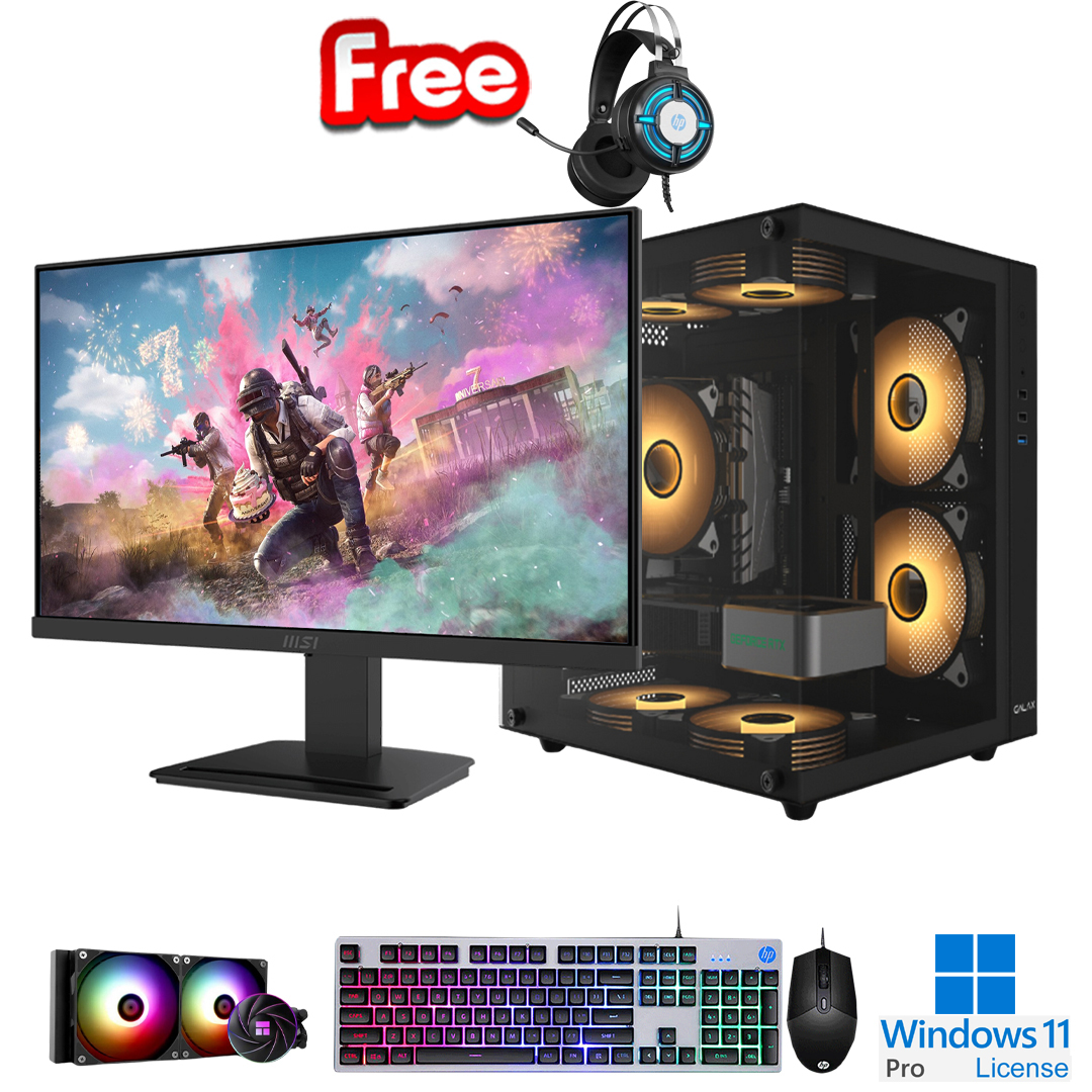 PC-FullSet Gaming-Design Intel Core i5-13490F Max Turbo 4.8Ghz 10cores-16threads Mainboard B760M RAM DDR5 32Gb M.2 NVME 1Tb VGA RTX3050 6Gb PSU 750W MSI 24.5