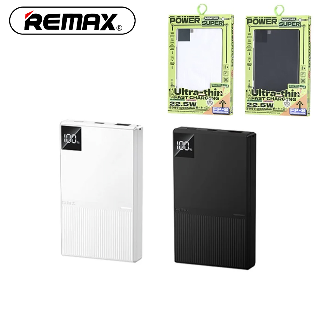 Power Bank 10,000mAh (22.5W PD, QC) REMAX FP-8