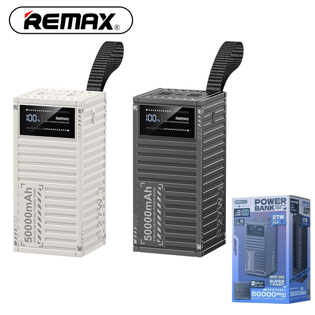 Power Bank 50,000mAh (27W PD, QC) REMAX RPP-161