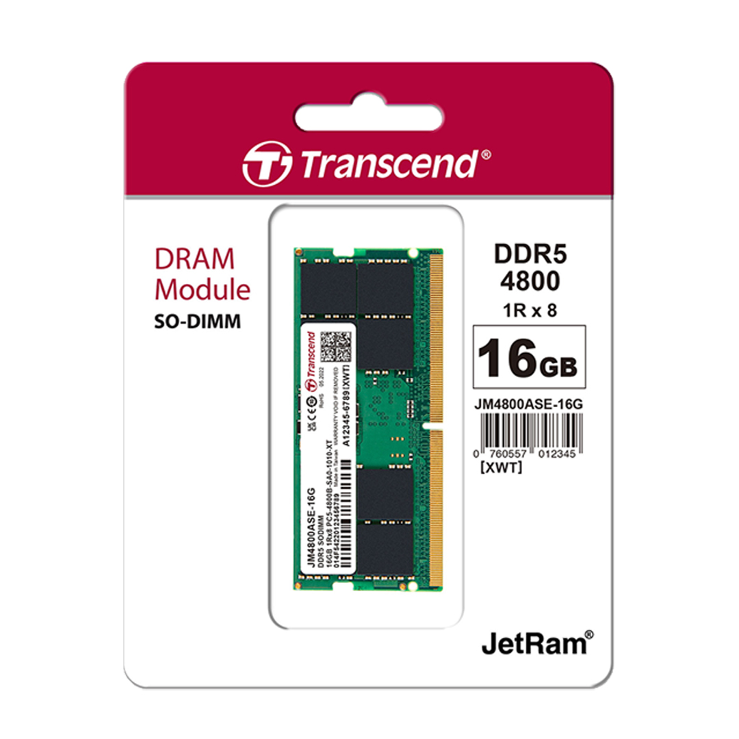 RAM Laptop DDR5 16Gb (Bus 4800) Transcend