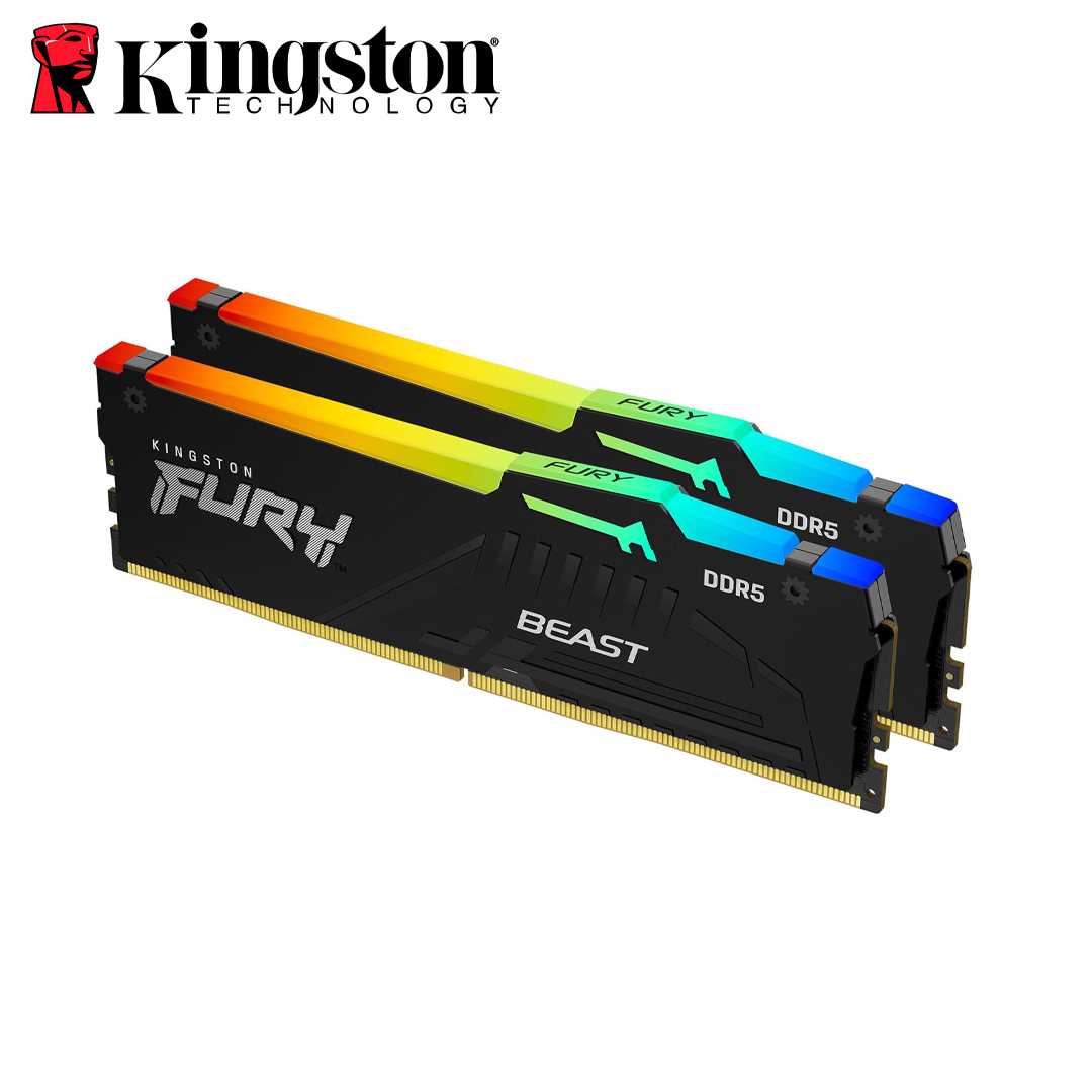 RAM PC DDR5 32Gb (Kit 16x2 Bus 6000) Kingston FURY Beast RGB