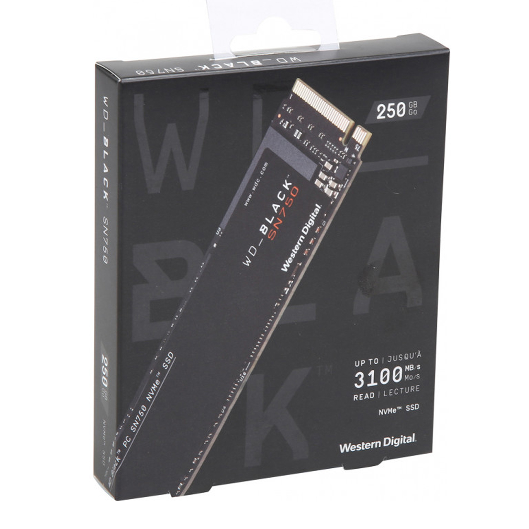 SSD M.2 NVME 250Gb PCIe Gen3 x4 WD Black SN750