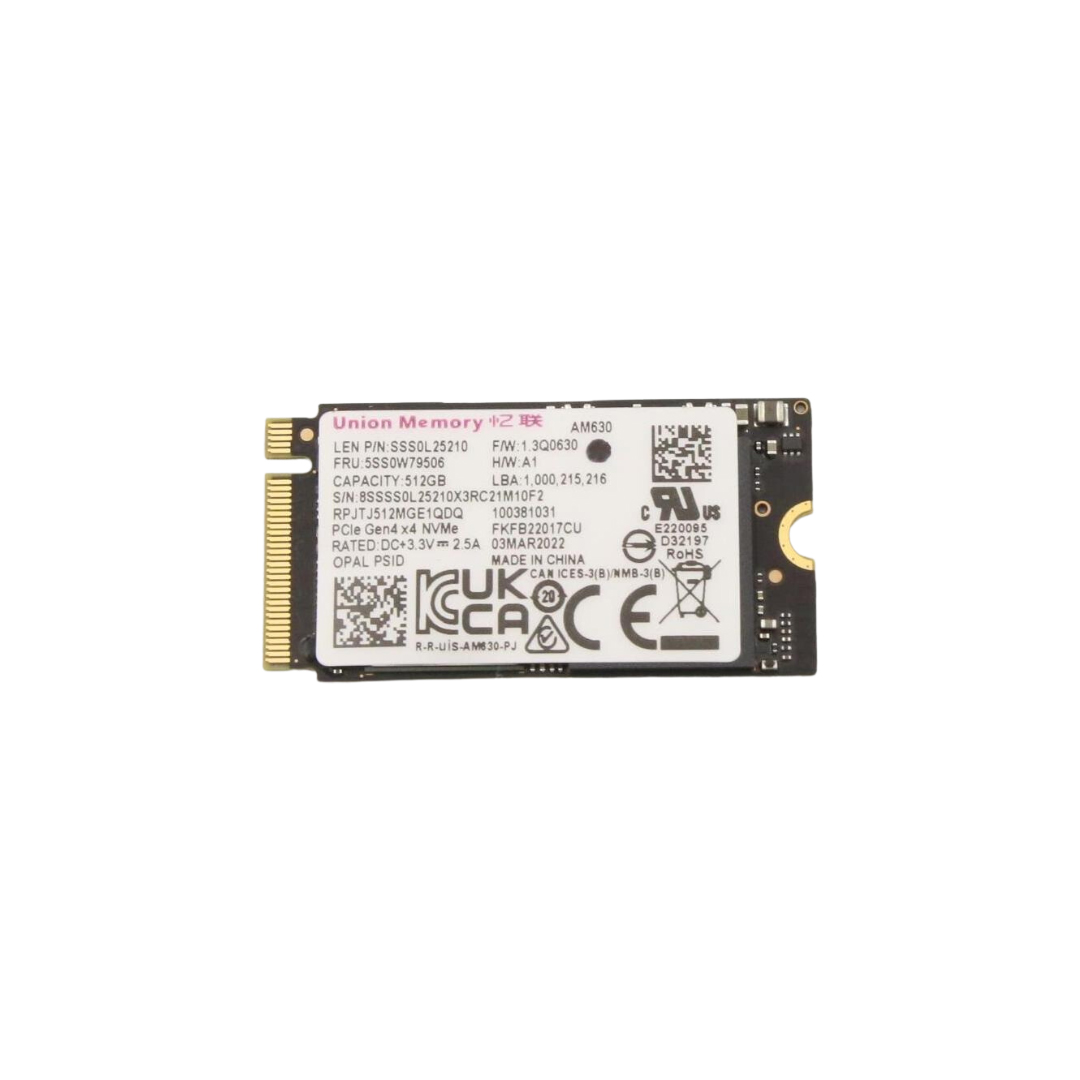 SSD M.2 (2242) NVME 512Gb PCIe Gen4 x4 Union Memory AM630 (No BOX)
