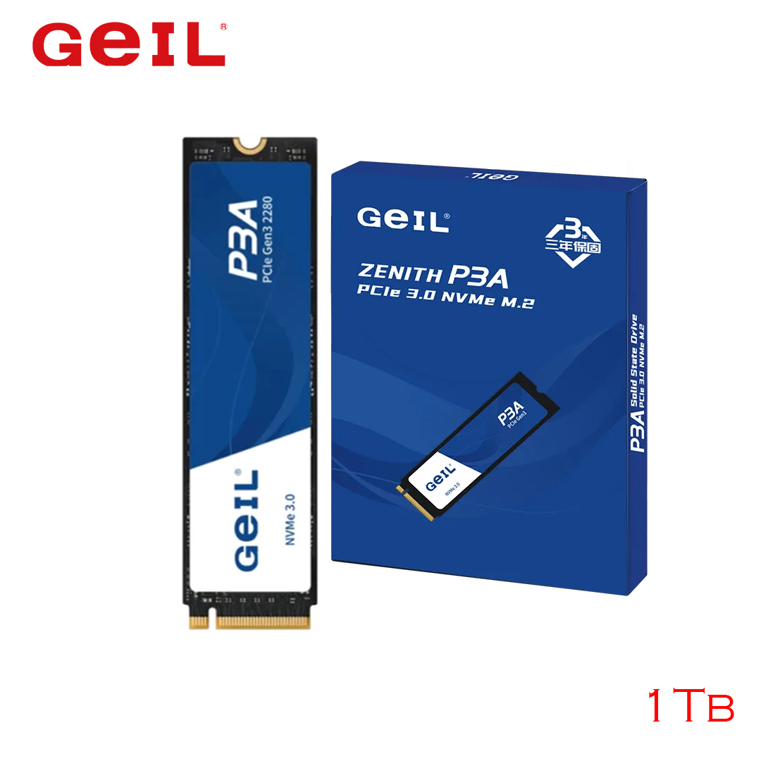 SSD M.2 (2280) NVME 1Tb PCIe Gen3 x4 GeIL P3A