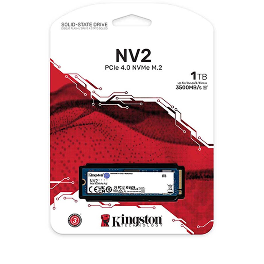 SSD M.2 (2280) NVME 1Tb PCIe Gen4 x4 Kingston NV2