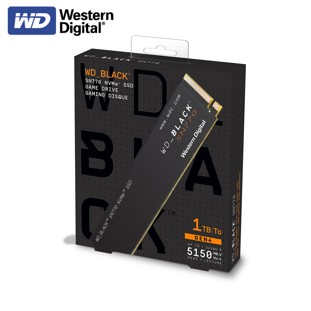 SSD M.2 (2280) NVME 1Tb PCIe Gen4 x4 WD Black SN770