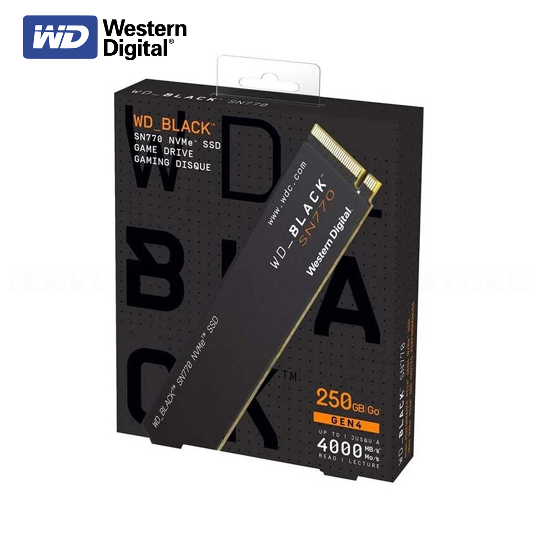 SSD M.2 (2280) NVME 250Gb PCIe Gen4 x4 WD Black SN770