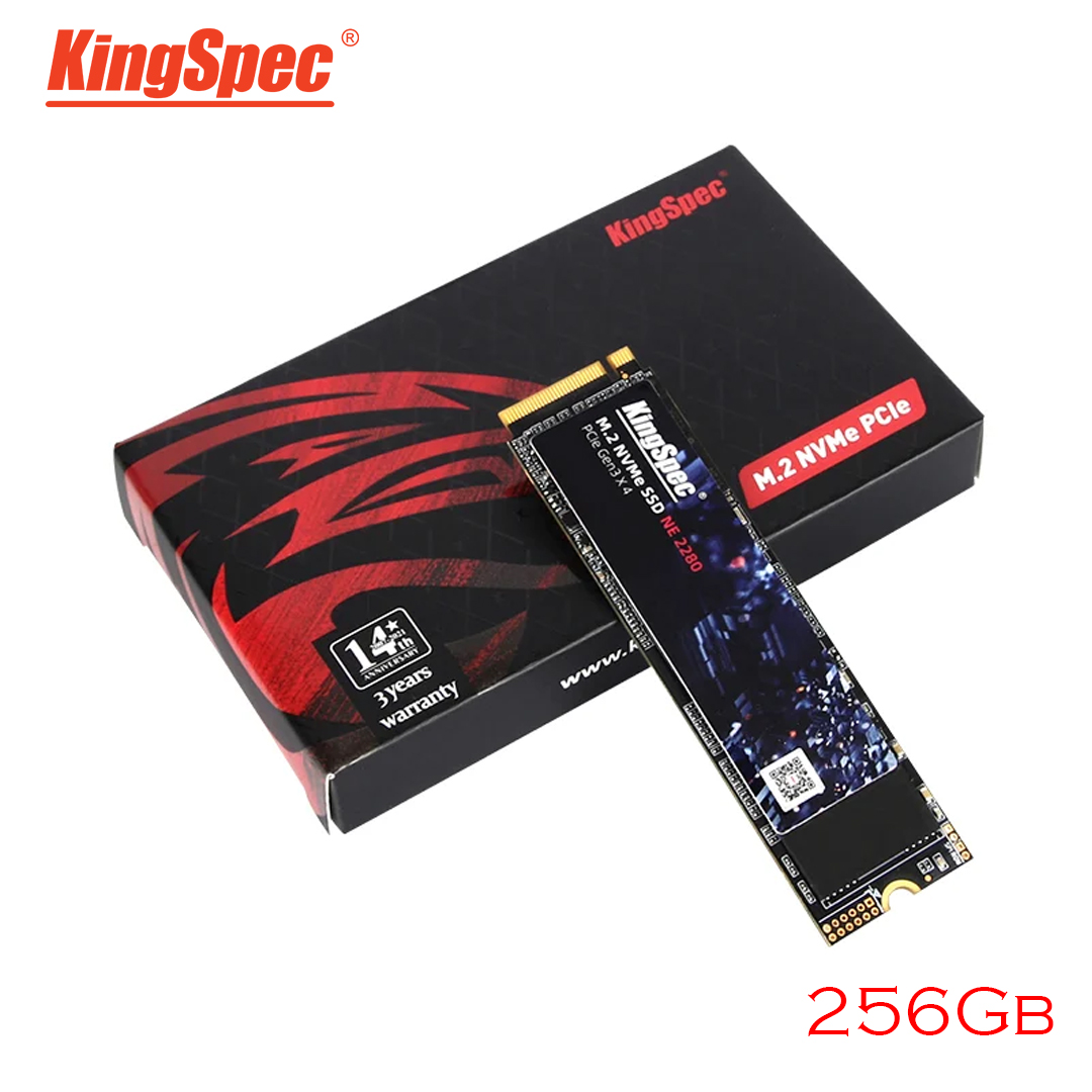 SSD M.2 (2280) NVME 256Gb PCIe Gen3 x4 KingSpec NE-XXX2280