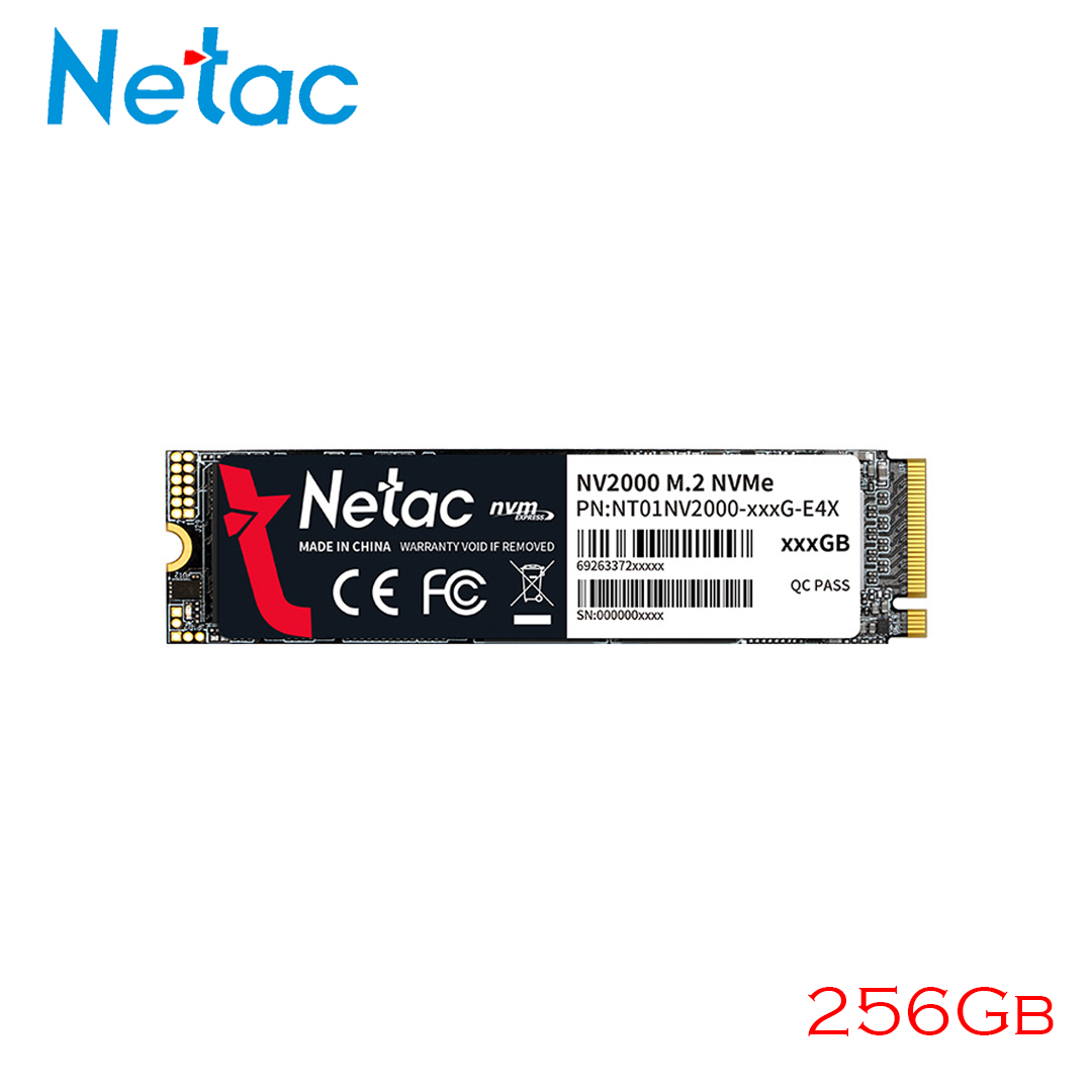 SSD M.2 (2280) NVME 256Gb PCIe Gen3 x4 Netac NV2000
