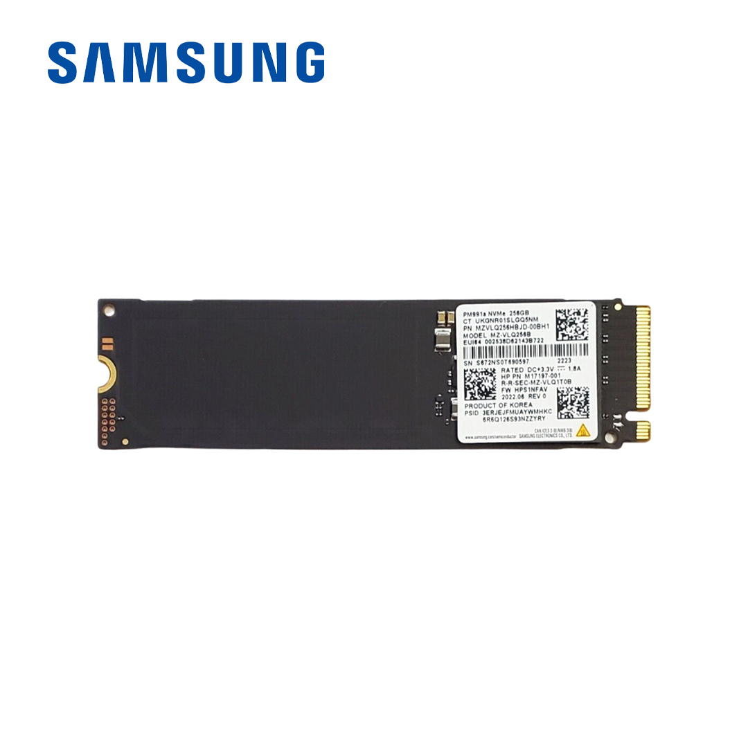 SSD M.2 (2280) NVME 256Gb PCIe Gen3 x4 SAMSUNG PM991a (No Box)