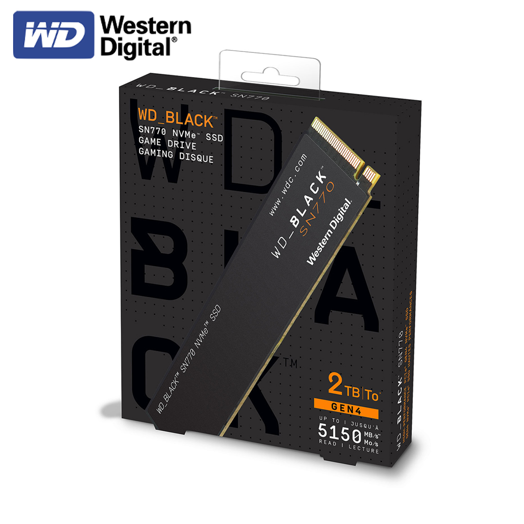 SSD M.2 (2280) NVME 2Tb PCIe Gen4 x4 WD Black SN770