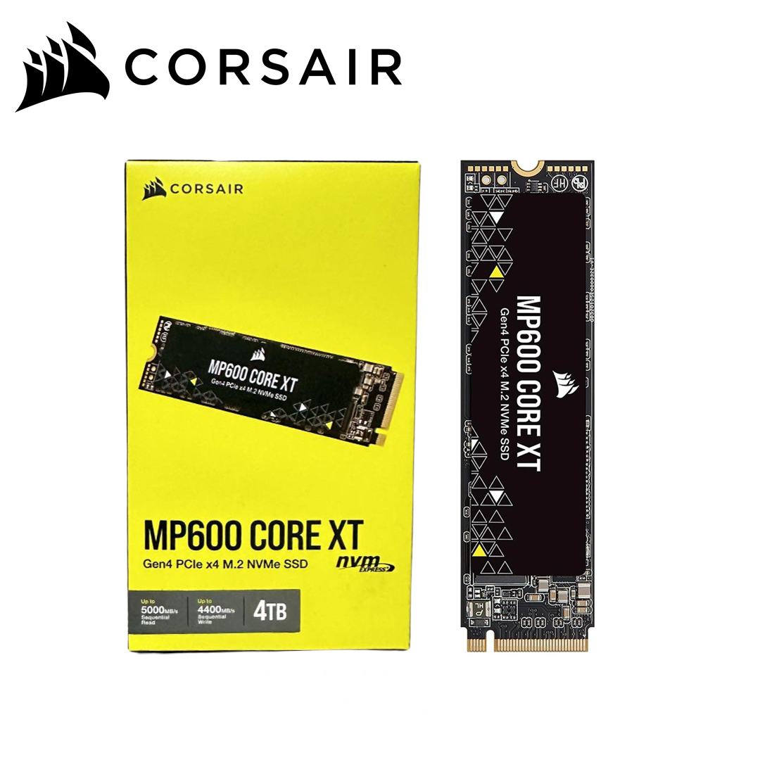 SSD M.2 (2280) NVME 4Tb PCIe Gen4 x4 Corsair MP600 Core XT